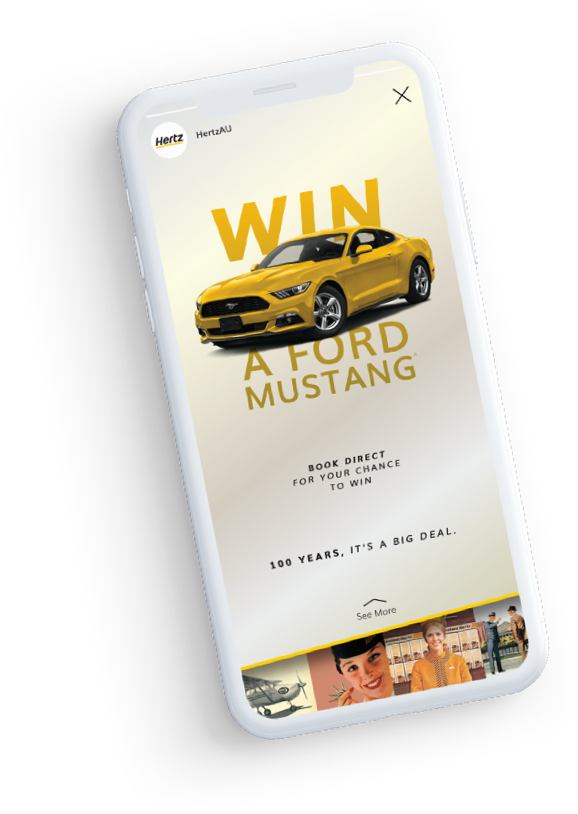 Hertz Mobile Phone Campaign