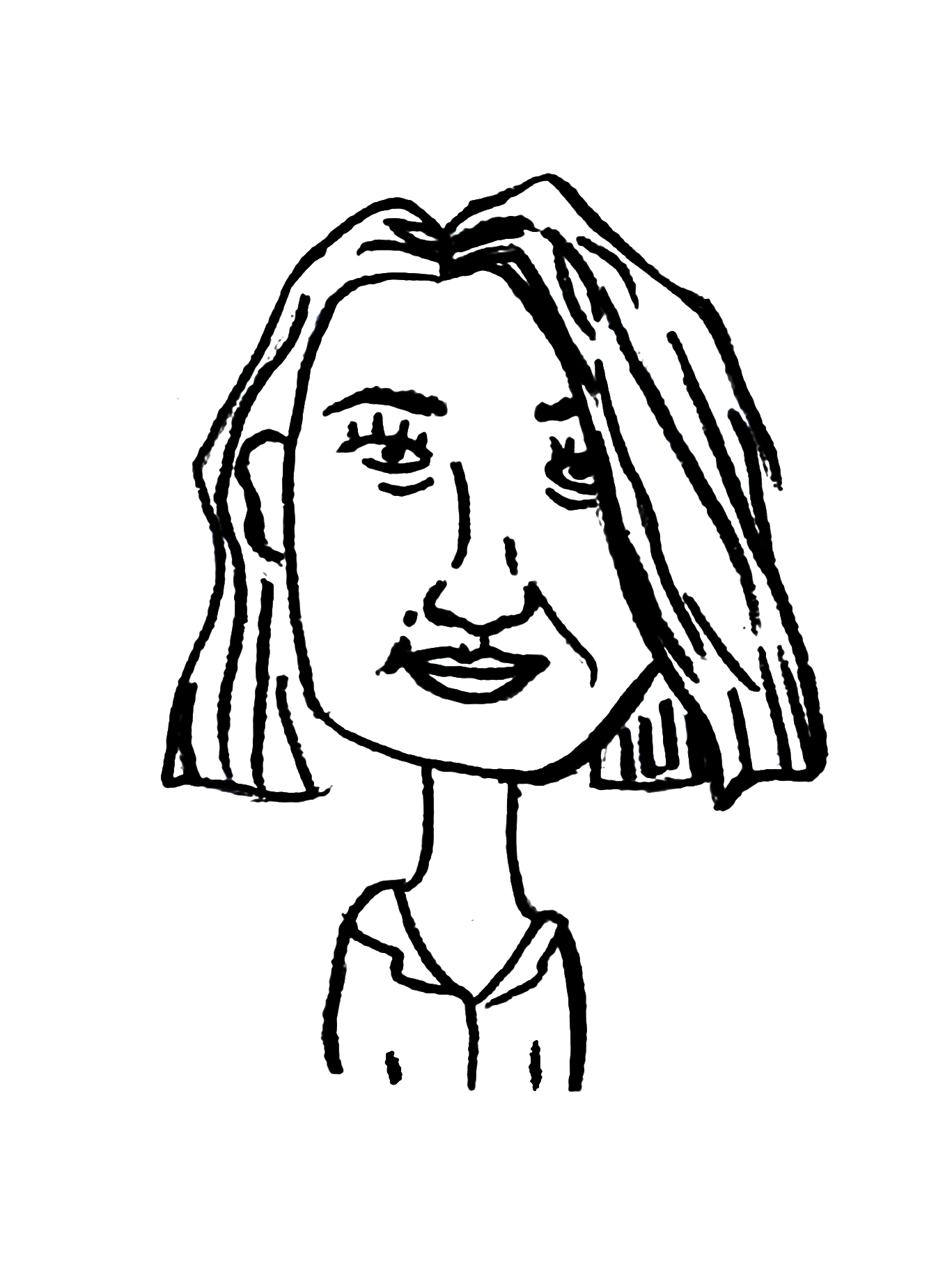Sketched Caricature of Lynette Sandhu