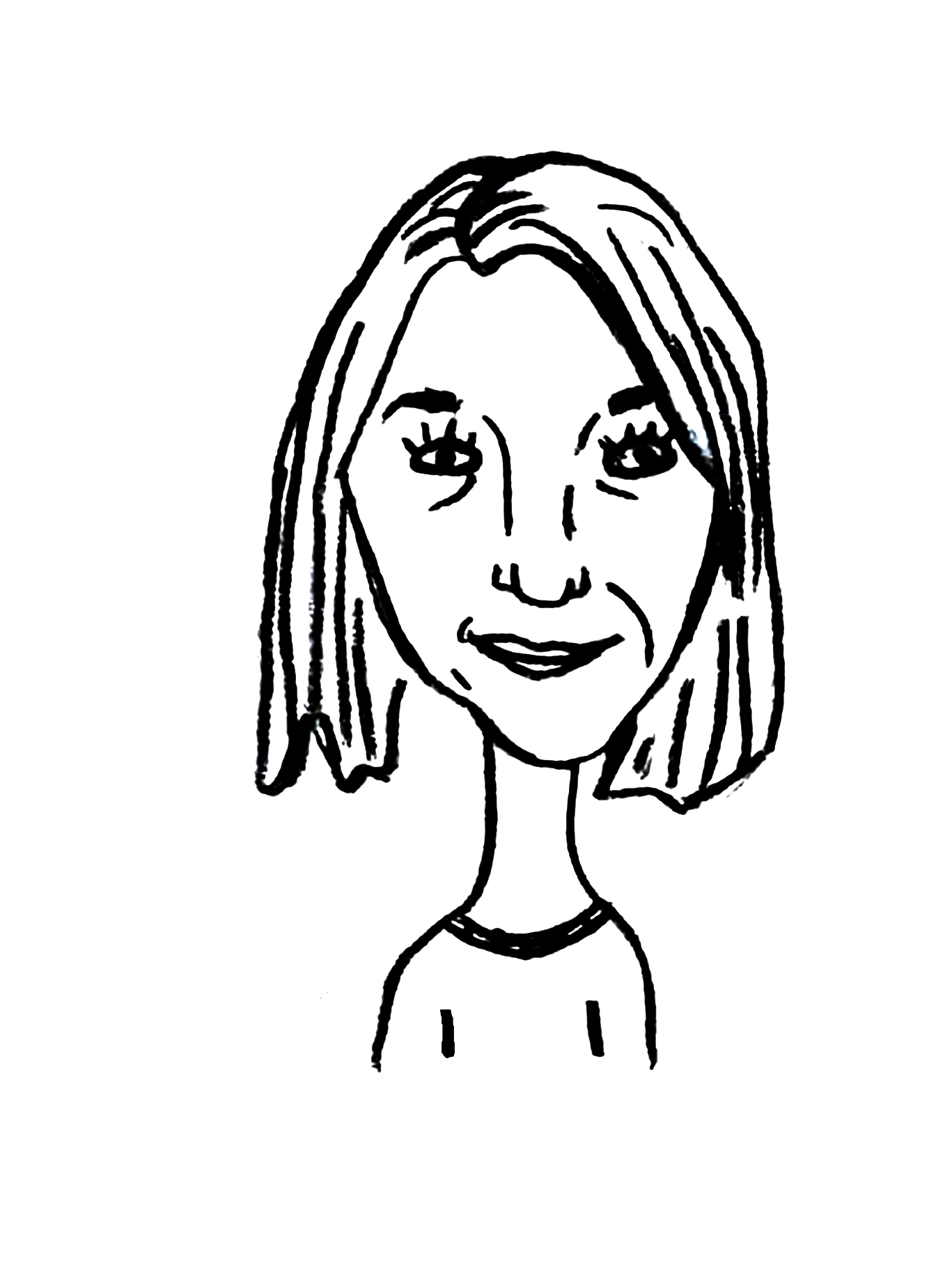 Sketched Caricature of Yael Glosser