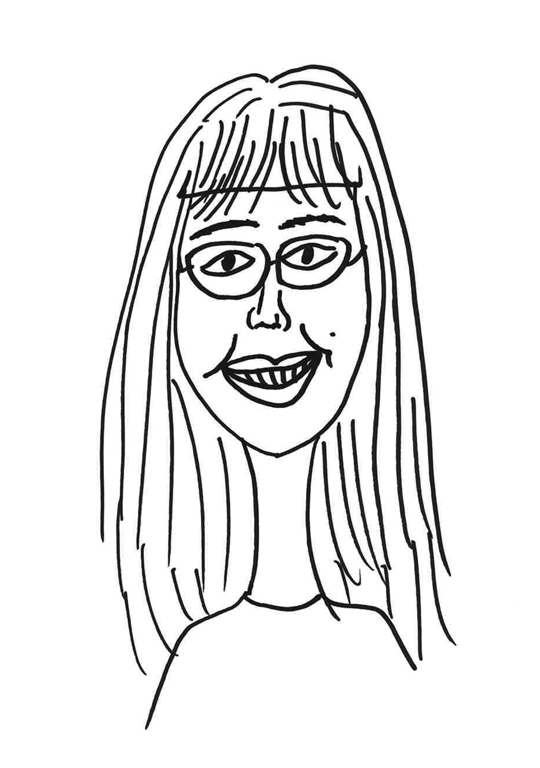 Sketched Caricature of Tracy Yong